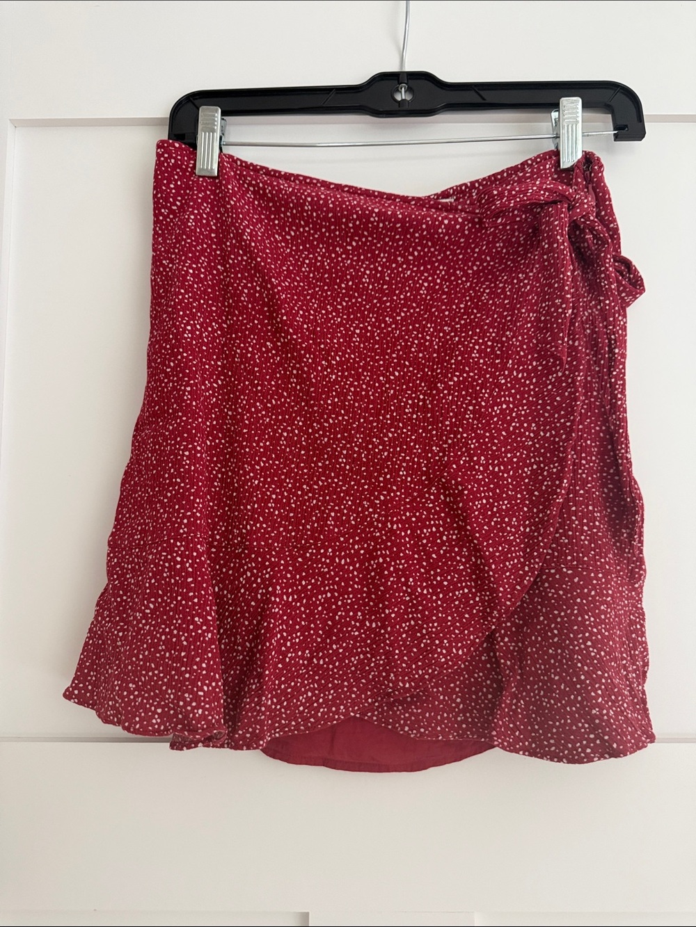 Abercrombie wrap mini skirt sz M
